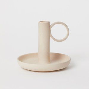H&M Home Stoneware Candlestick